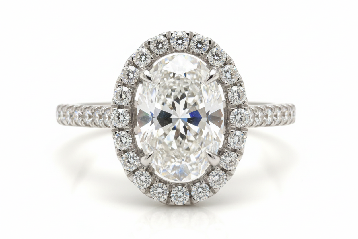 Modern Classic 0.80 Carat Natural Diamond Ring (18K) Ultimate Sparkle